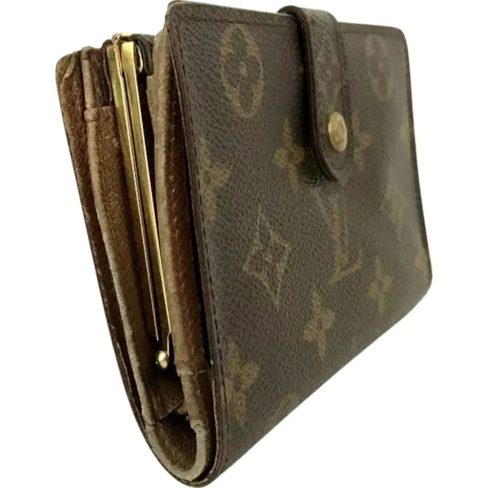 572190AY (L2) Louis Vuitton Wallet Porte Monnaie Brown Monogram - Picture 4 of 9